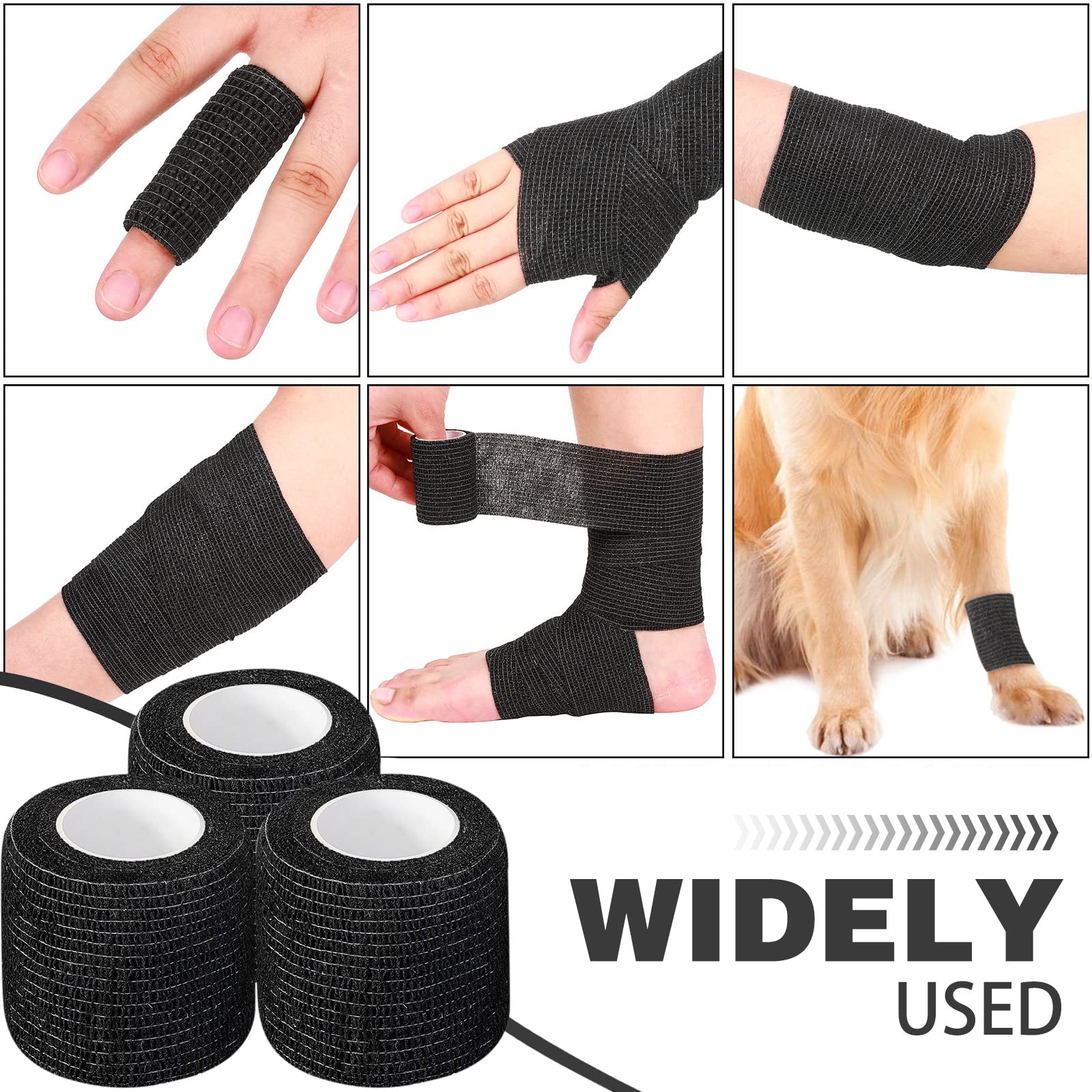 Treela bandage wrap's breathable elastic material ensures comfortable wear for extended use.