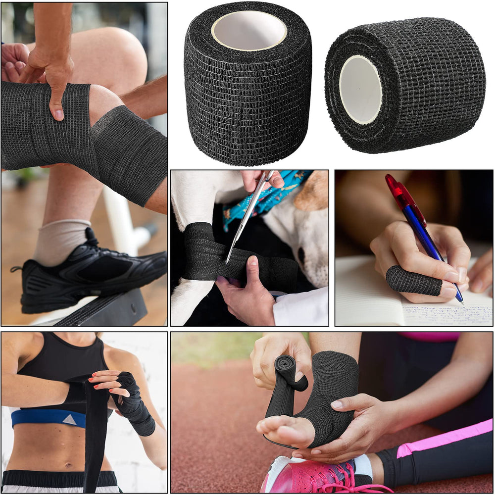 Treela wrap supports knees or elbows during workouts.