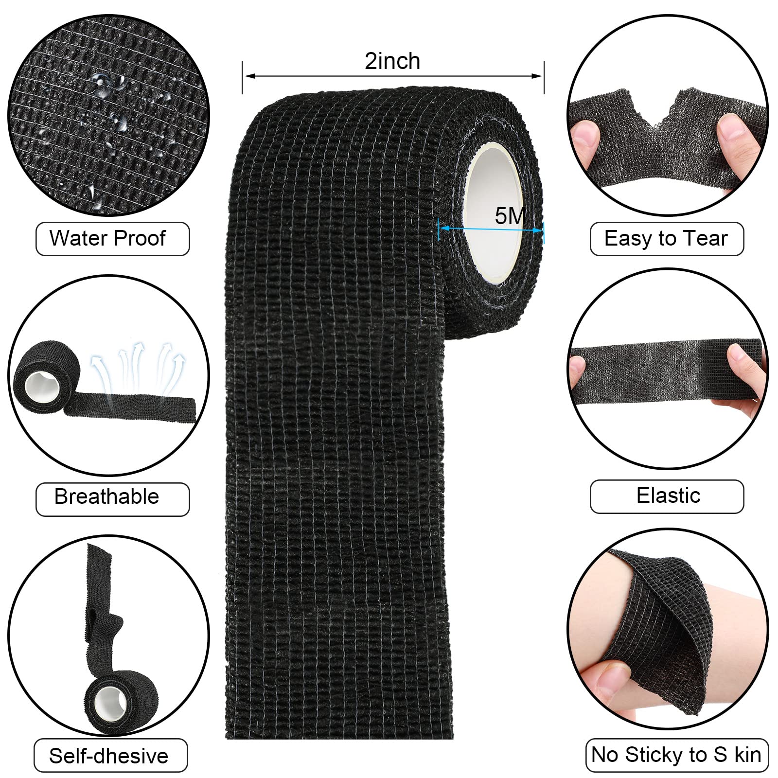 Treela bandage wrap on wrist demonstrates easy application and reliable comfort.
