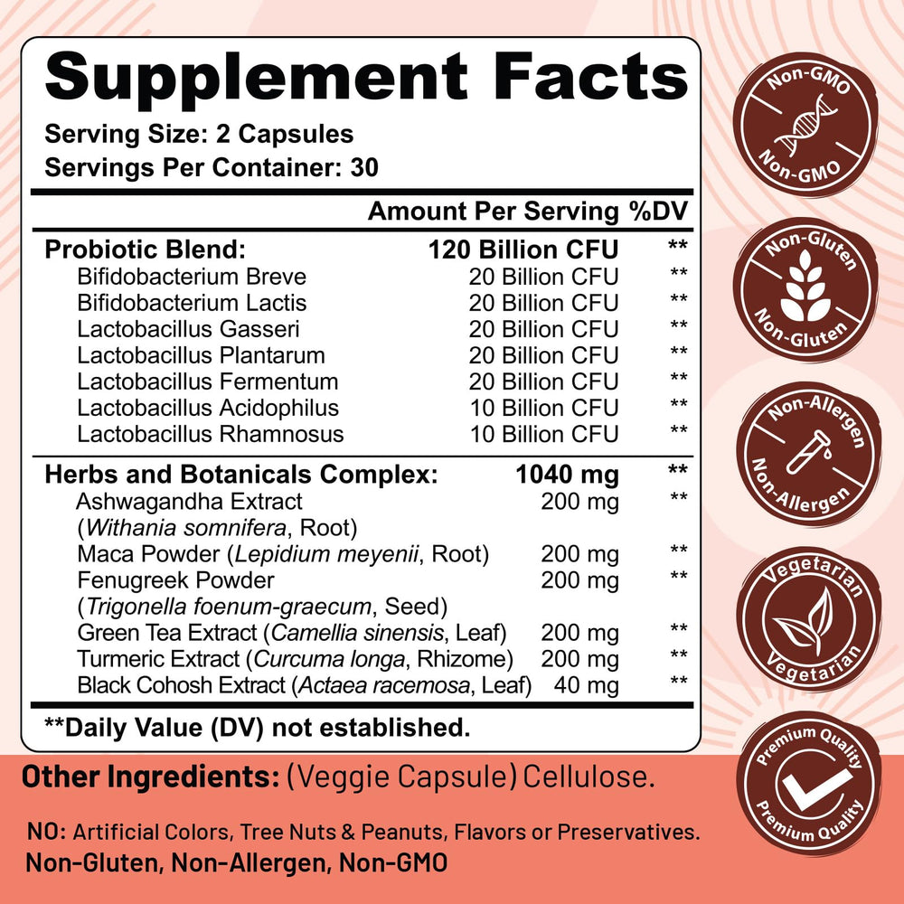 Trehealtt bottle label shows vegan and gluten-free formulation.