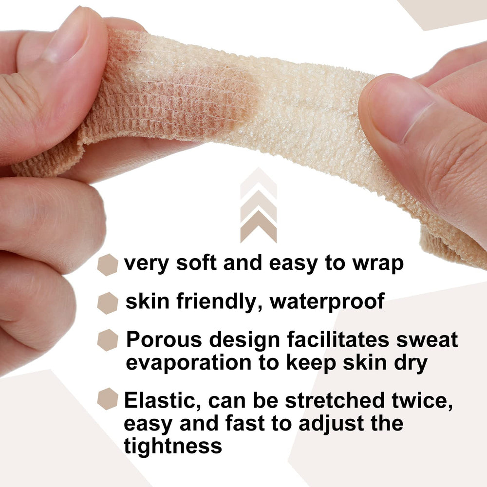 TrelaCo air-permeable fixer tape design promotes breathability and dryness.
