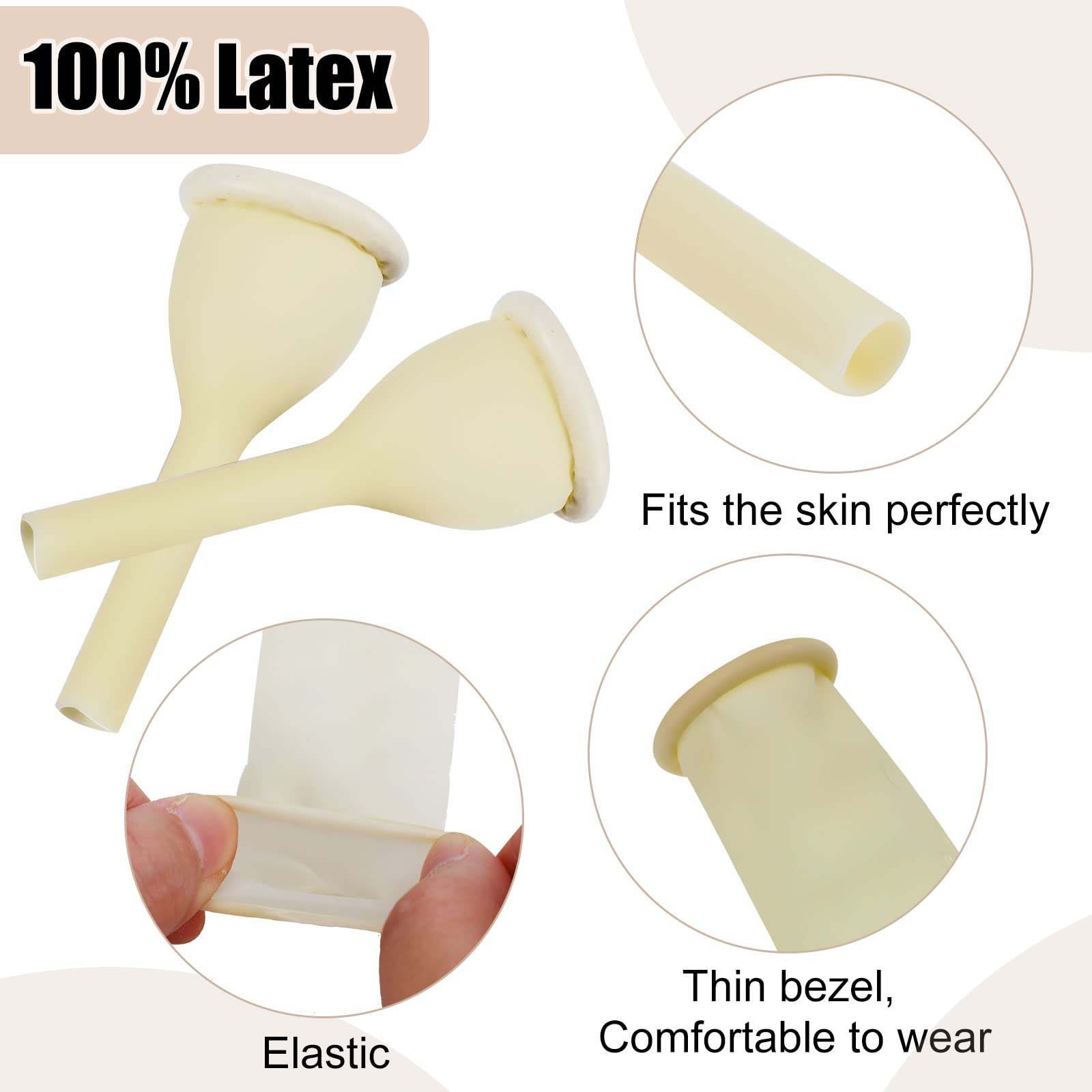 TrelaCo latex catheter material offers soft, skin-friendly comfort.