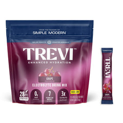 Trevi Sugar Free Electrolytes grape flavor stick for on-the-go hydration