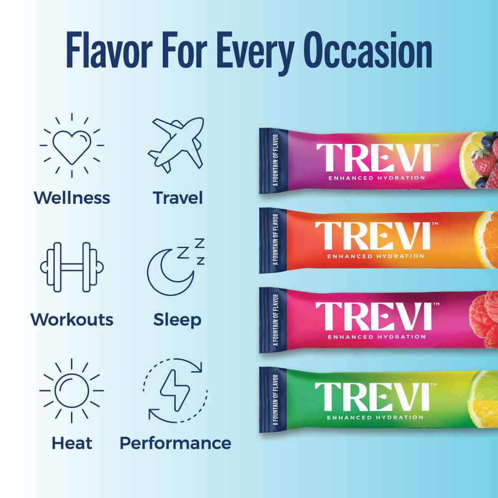 TREVI On-the-go electrolyte sticks for busy days