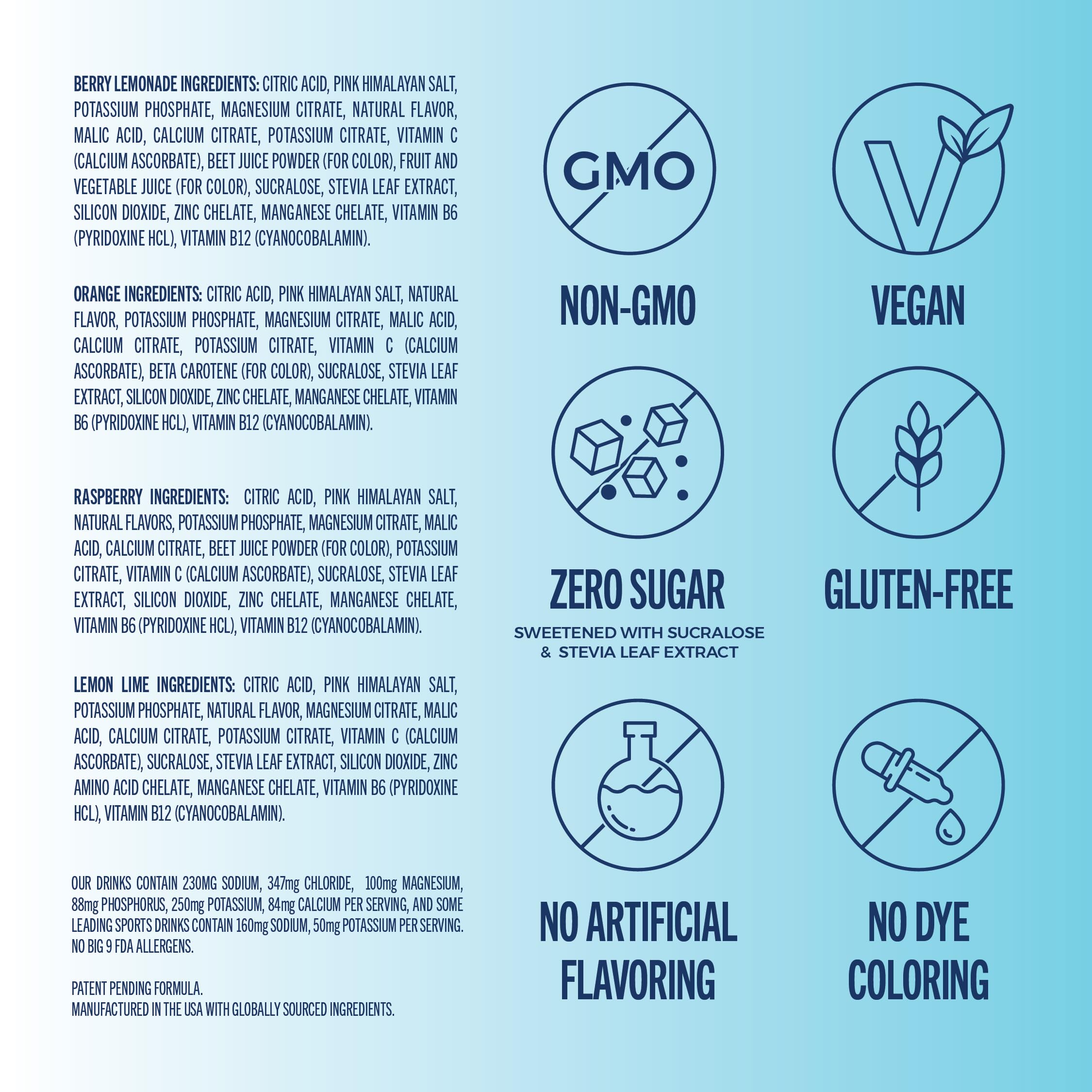 TREVI Sugar Free Electrolytes raspberry stick for on-the-go hydration