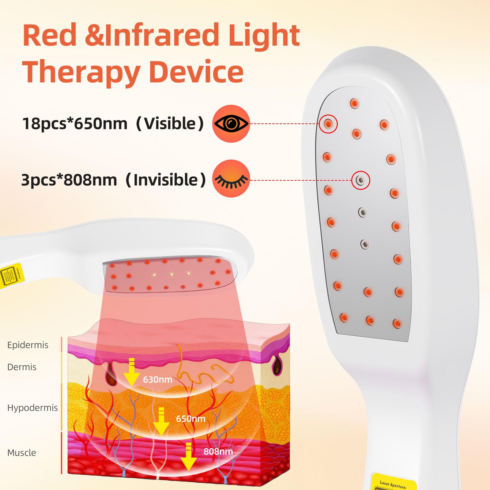 Trewf handheld device in use for convenient light therapy sessions.