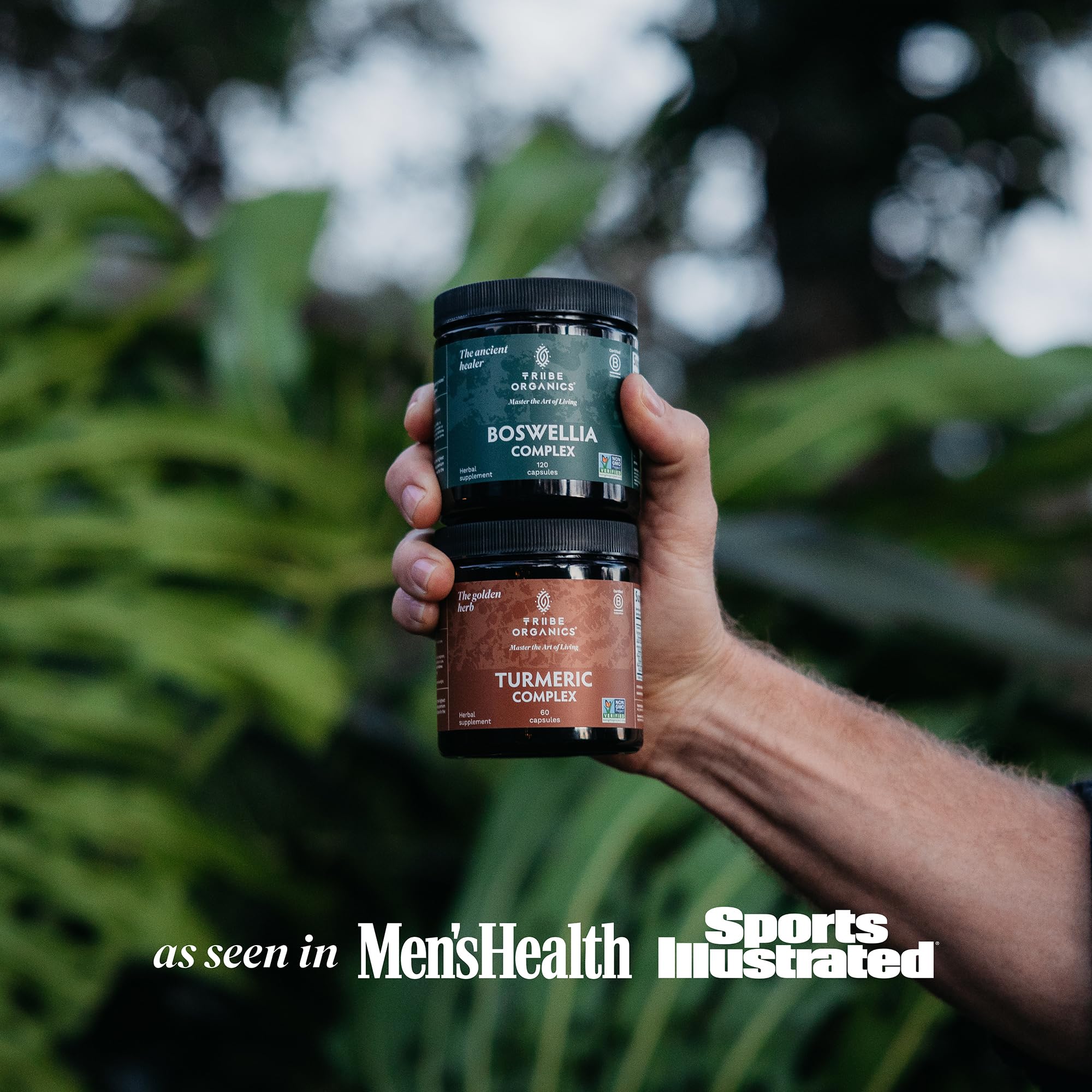 TRIBE ORGANICS 60-count bottle ready for daily wellness routine