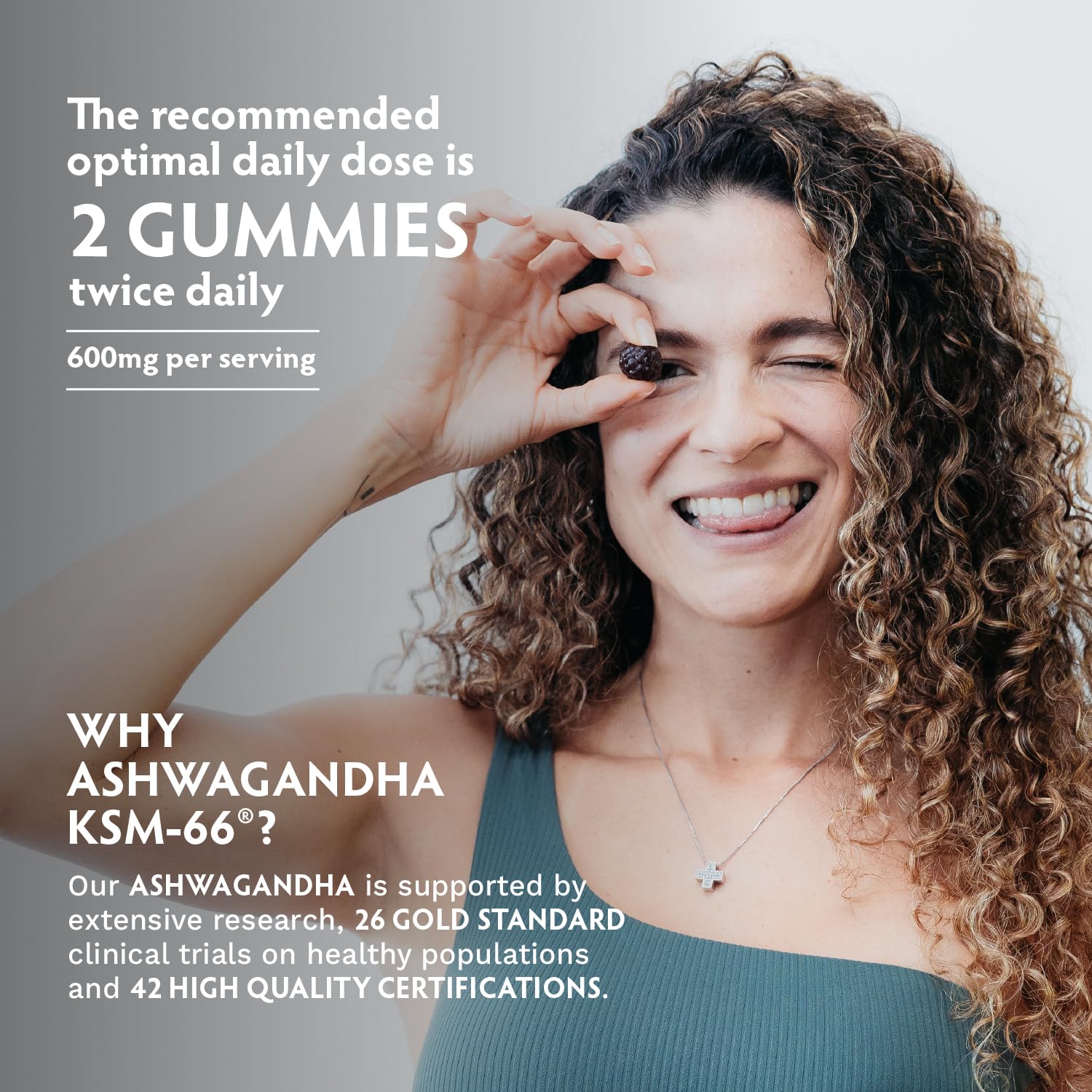 TRIBE ORGANICS Ashwagandha gummies vegan formula for plant-based routines.