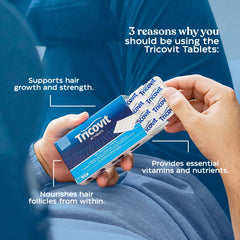 Tricovit tablets for daily use with meals.