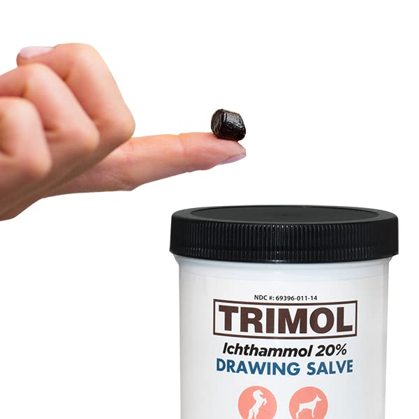 TRIMOL Ichthammol 20% ointment applied by hand for minor irritations