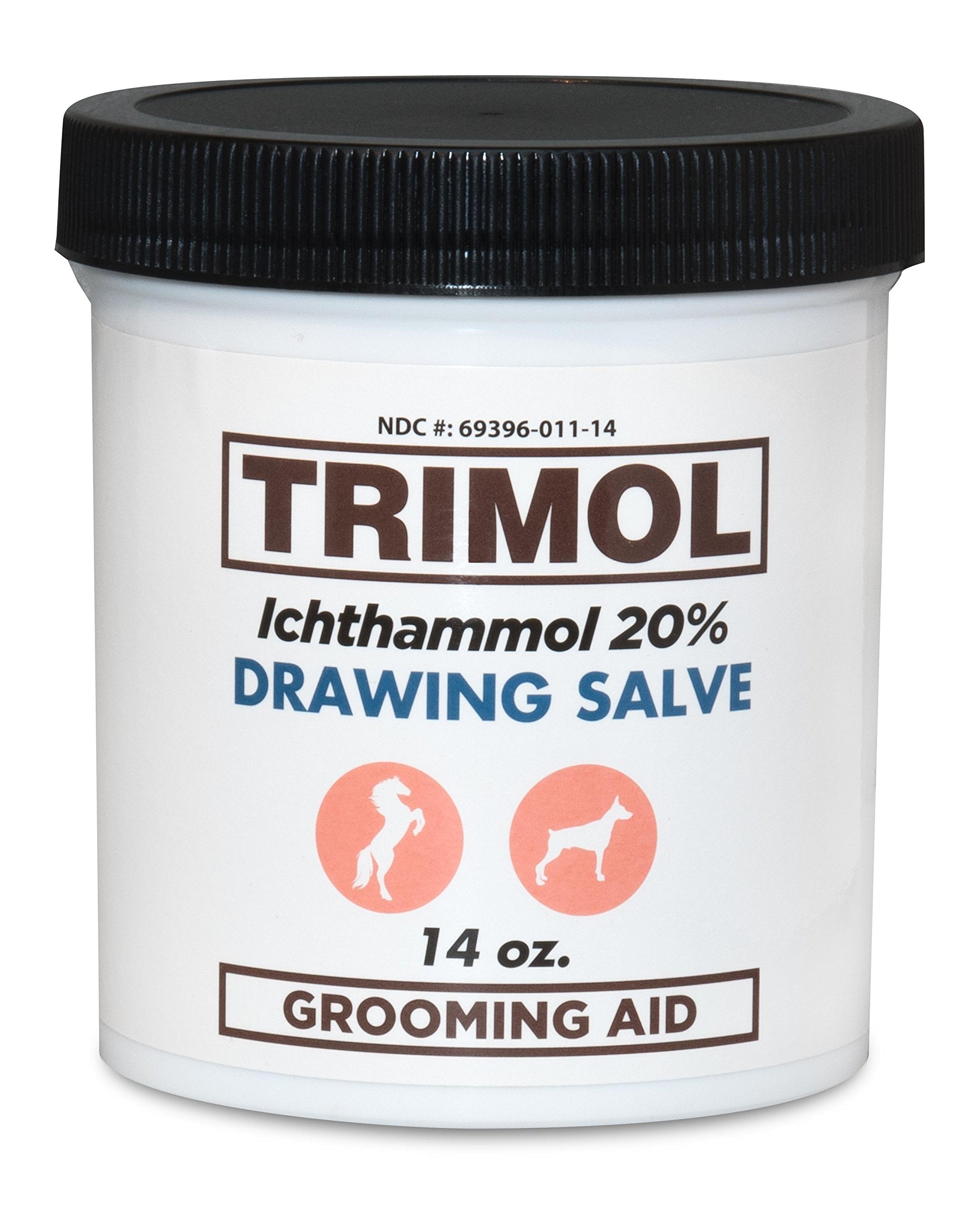 TRIMOL Ichthammol 20% ointment bottle for skin relief and care