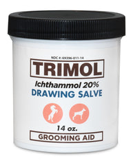 TRIMOL Ichthammol 20% ointment bottle for skin relief and care