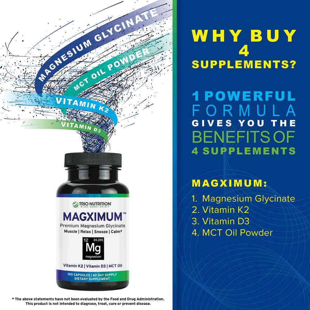 Close-up of MagXimum capsules showing the veggie capsule design.