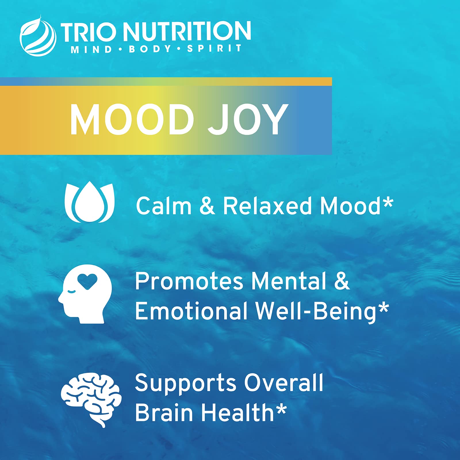 TRIO NUTRITION Trio Mood Joy capsules for natural mood support