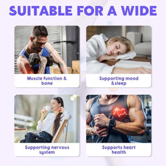 Triplecalm dosage scene with capsules and water for easy daily use.