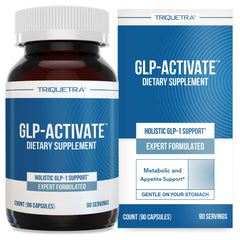 Triquetra Health GLP-Activate bottle front for daily metabolic support.