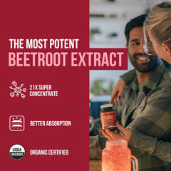 BioBeet Max capsules close-up emphasizing compact design and premium organic beet ingredients
