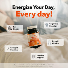 Triquetra Health Cordyceps capsules close-up highlighting endurance support.