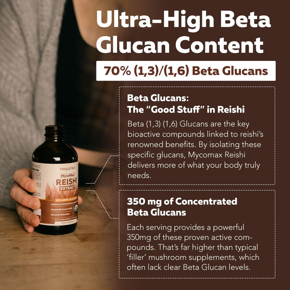 Triquetra Health Cordyceps tincture bottle highlights energy potential.