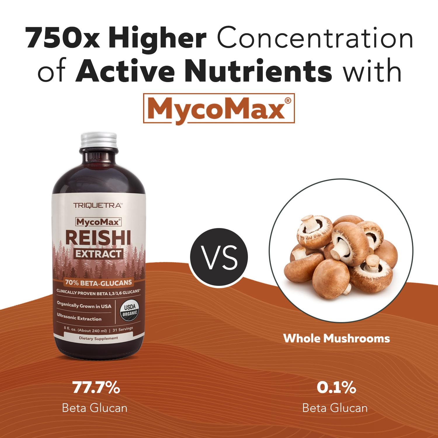 Triquetra Health Reishi energy and sleep support scene.