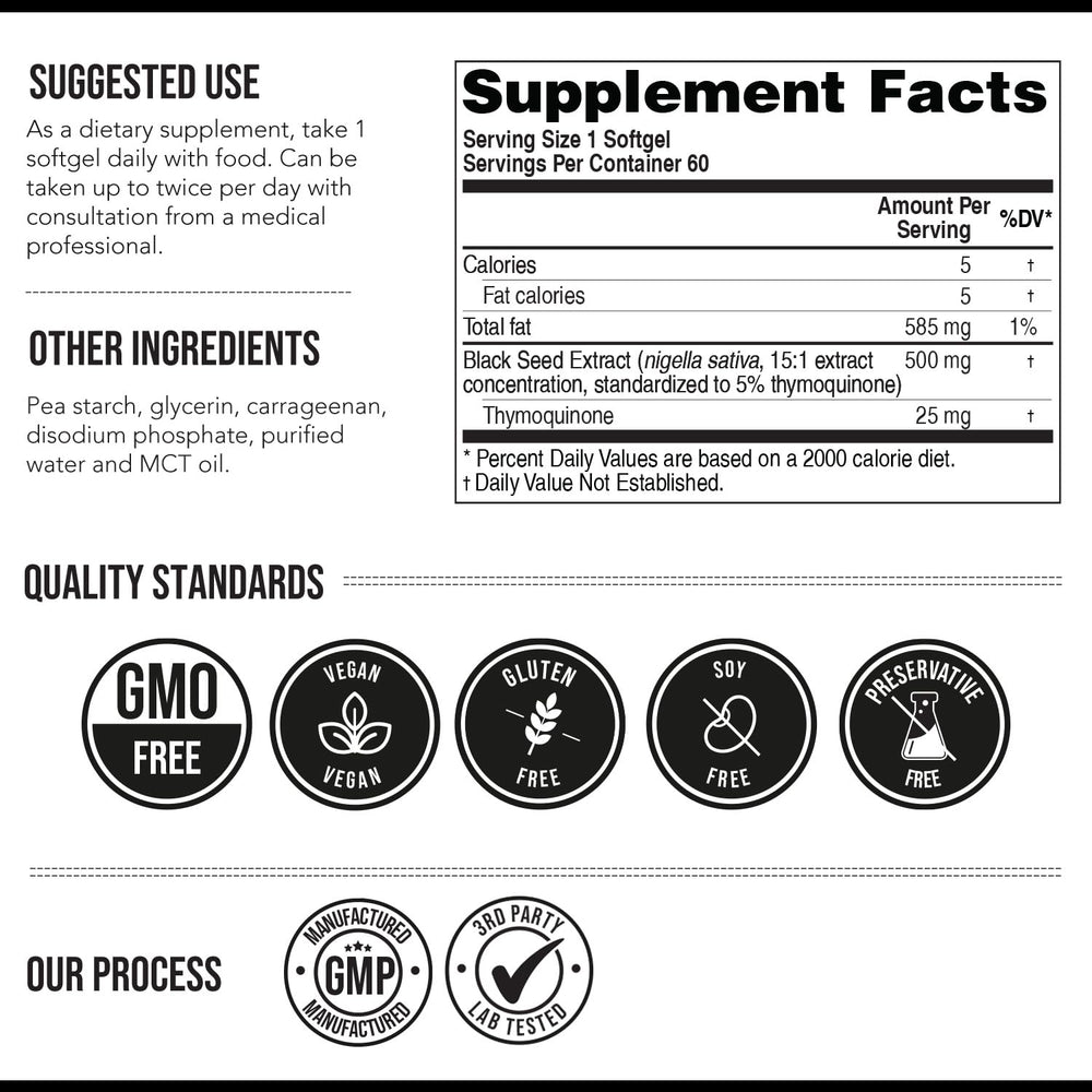 Triquetra Health glass bottle packaging highlighting vegan formula.