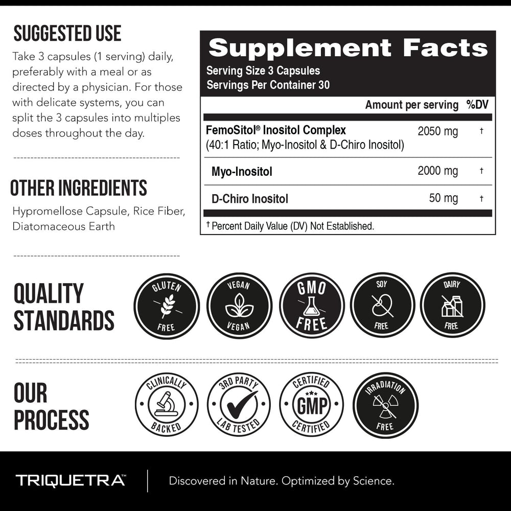 GMP-certified manufacturing facility symbol indicating high-quality production for Triquetra Health.