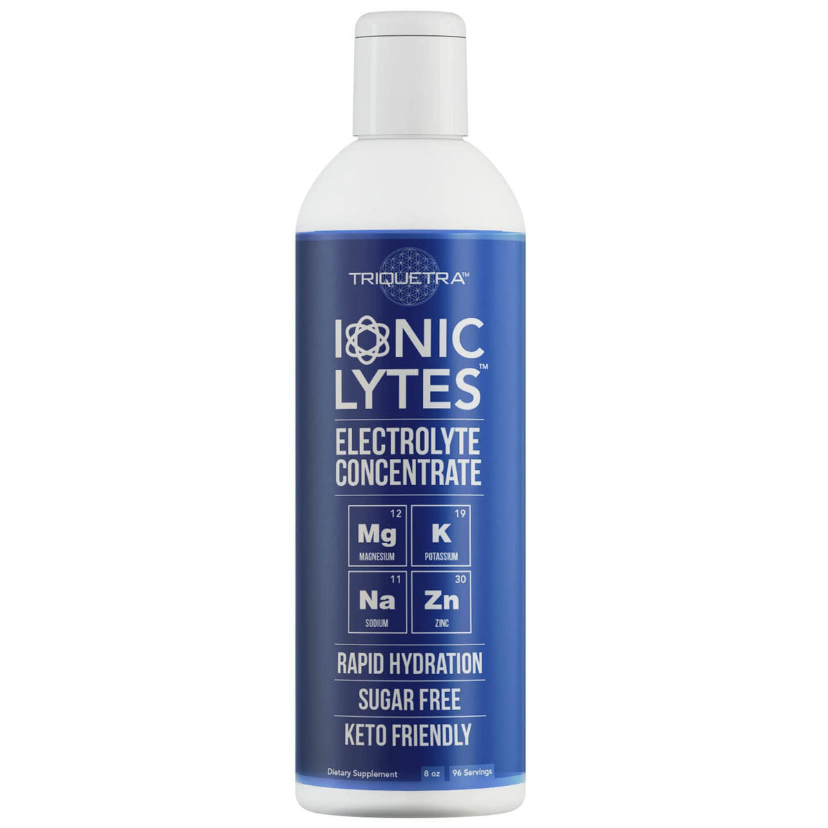 Triquetra Health Ionic Lytes bottle ready for daily hydration and performance.