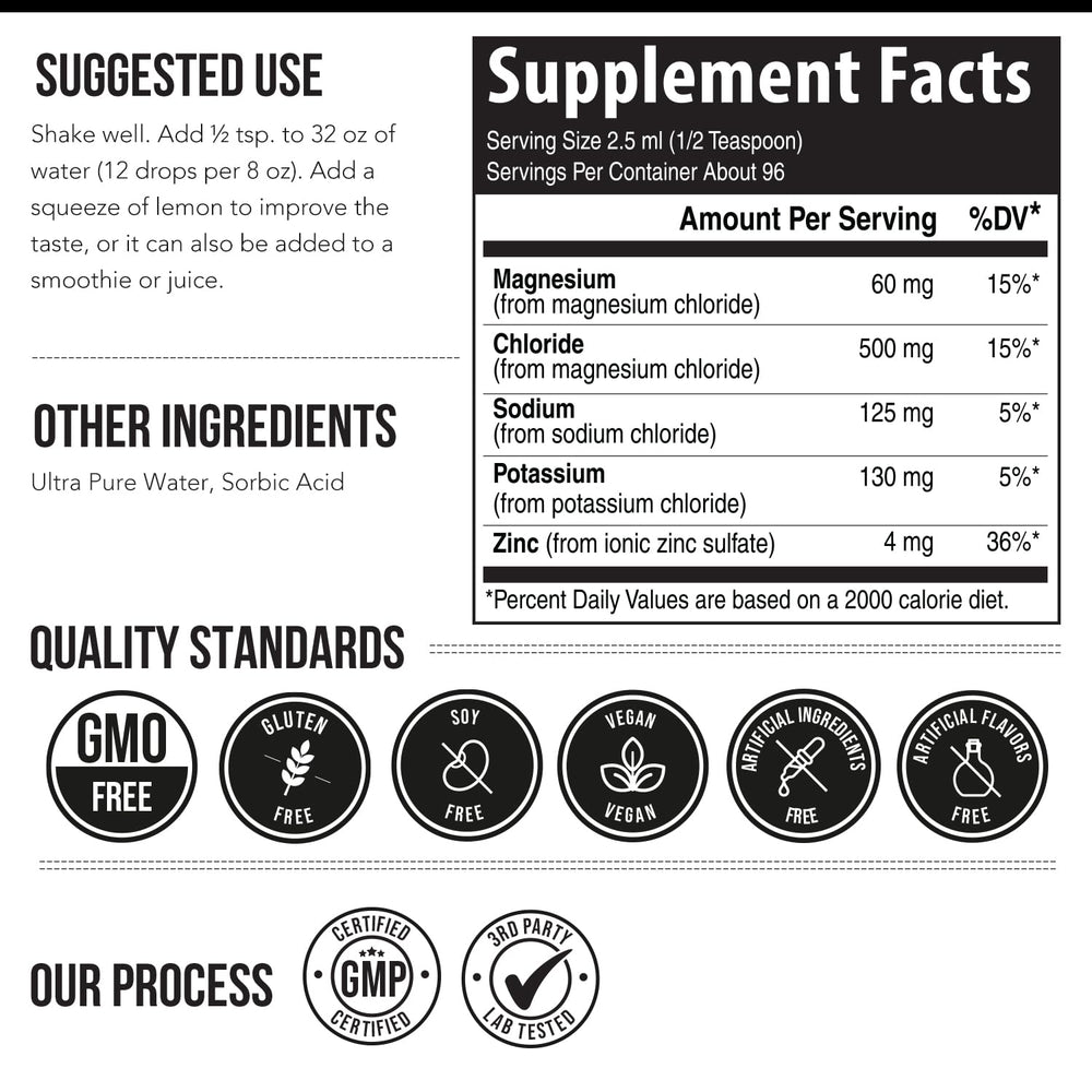 Sugar-free, keto-friendly electrolyte drops for low-carb routines.
