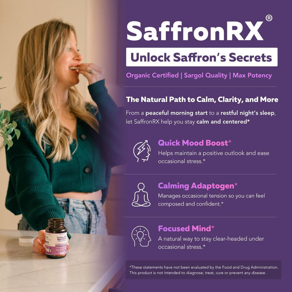 Triquetra Health saffron threads showing premium Sargol quality for potency