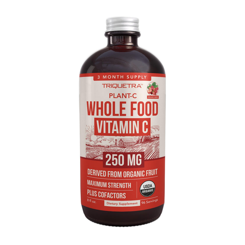 Triquetra Health Organic Vitamin C Liquid bottle for daily immune support