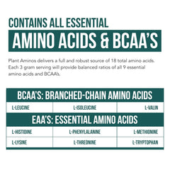 Triquetra Health Plant Aminos with BCAA supports muscle recovery and energy.