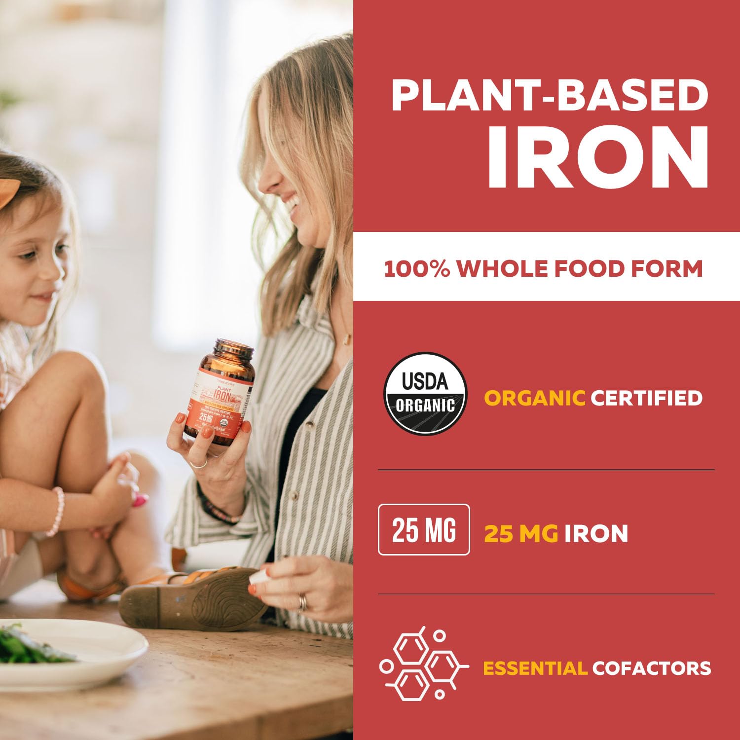 Triquetra Health plant-based iron capsules with absorption cofactors