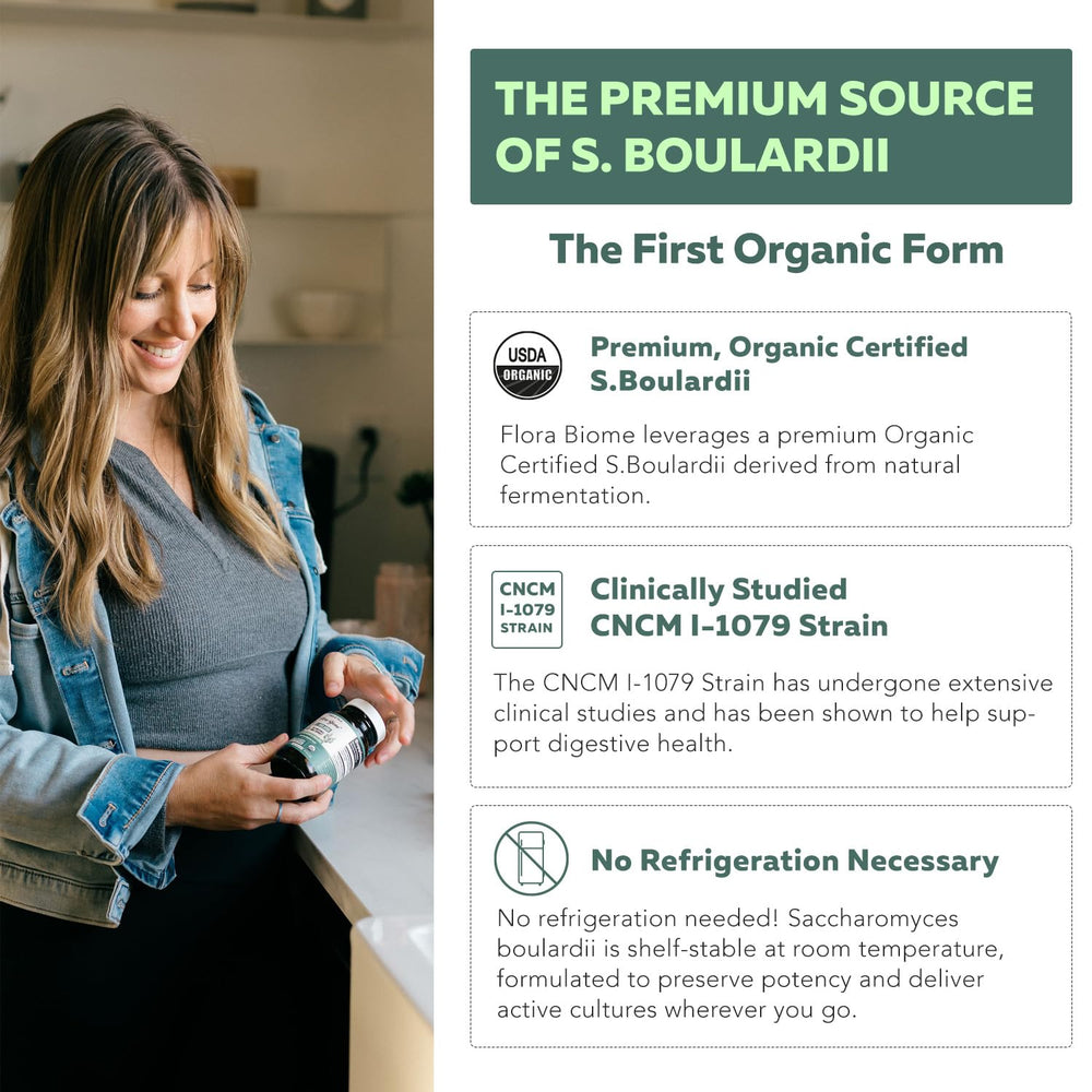 Triquetra Health travel-friendly bottle for on-the-go gut support.