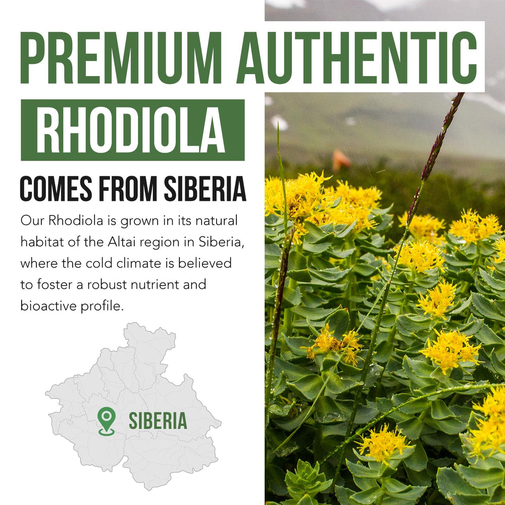 Siberian habitat imagery representing the natural source of Triquetra Health rhodiola