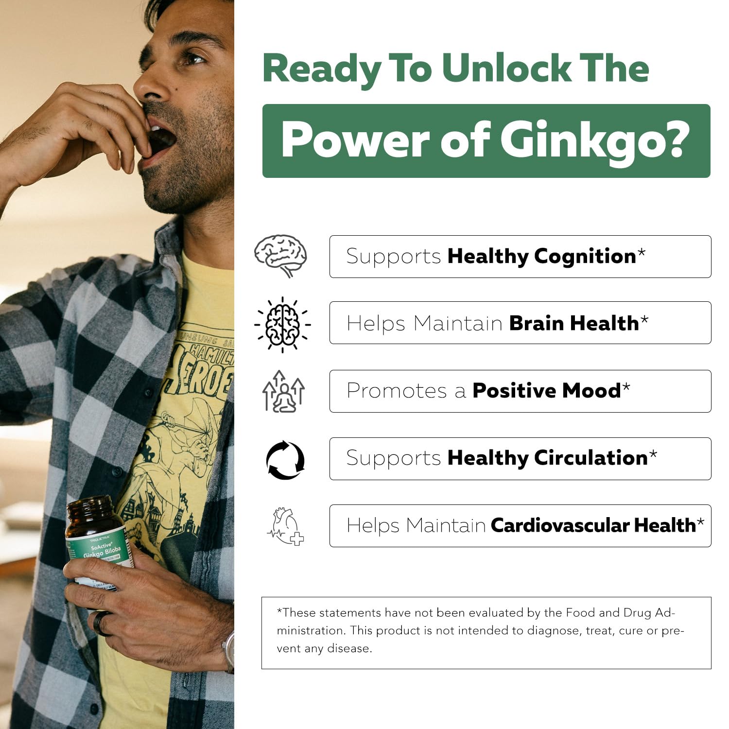 Triquetra Health SoActive Ginkgo supports daily mental clarity during tasks.