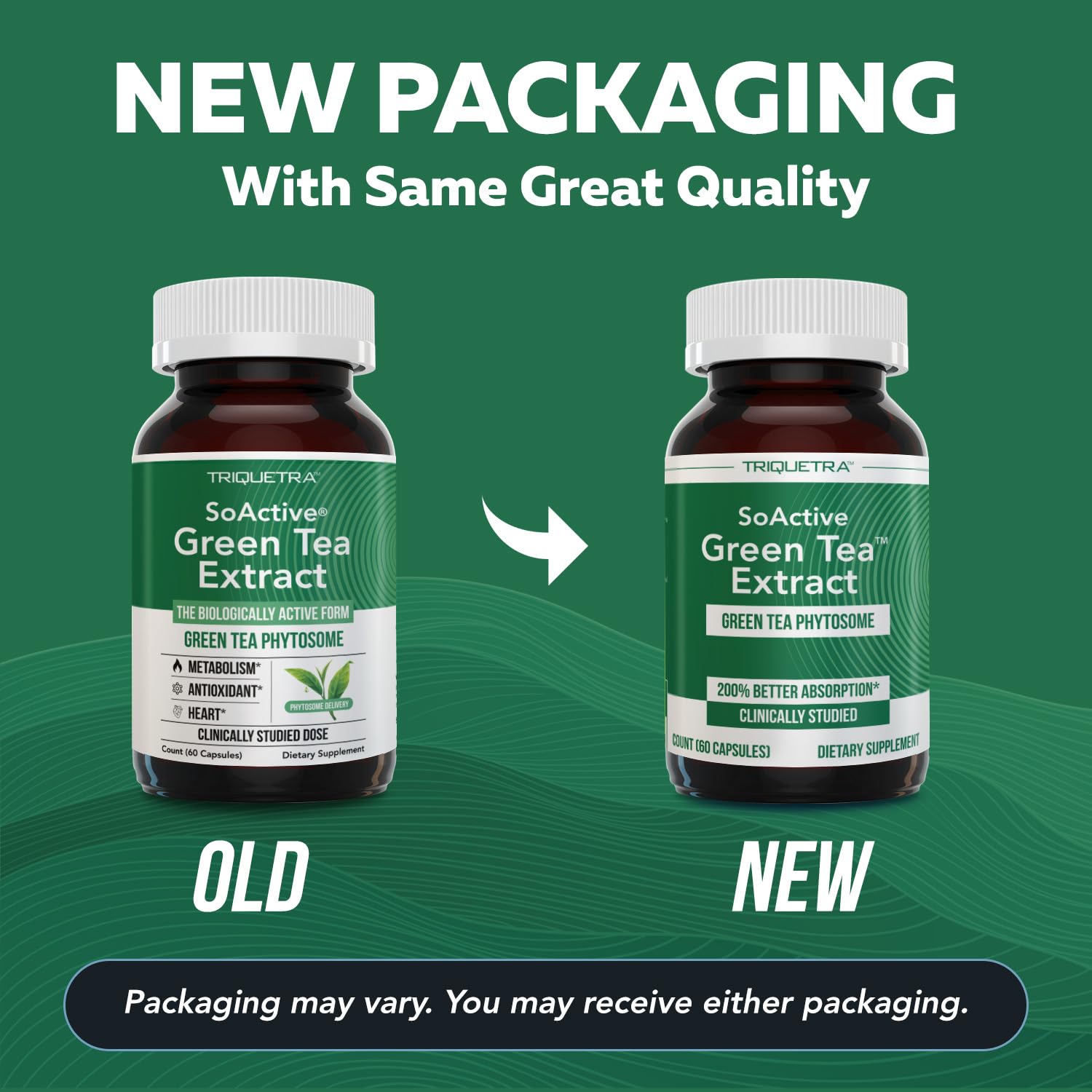 Triquetra Health SoActive Green Tea on a shelf signaling daily wellness routine