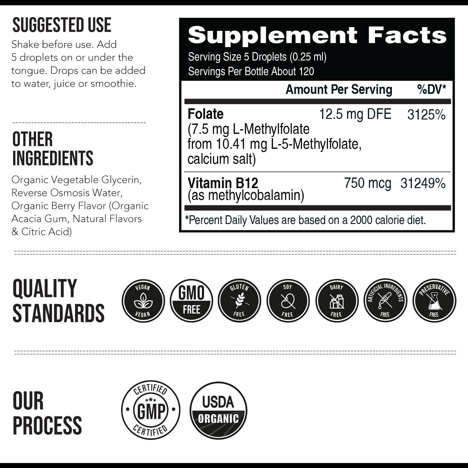 Triquetra Health third-party lab tested seal on packaging.