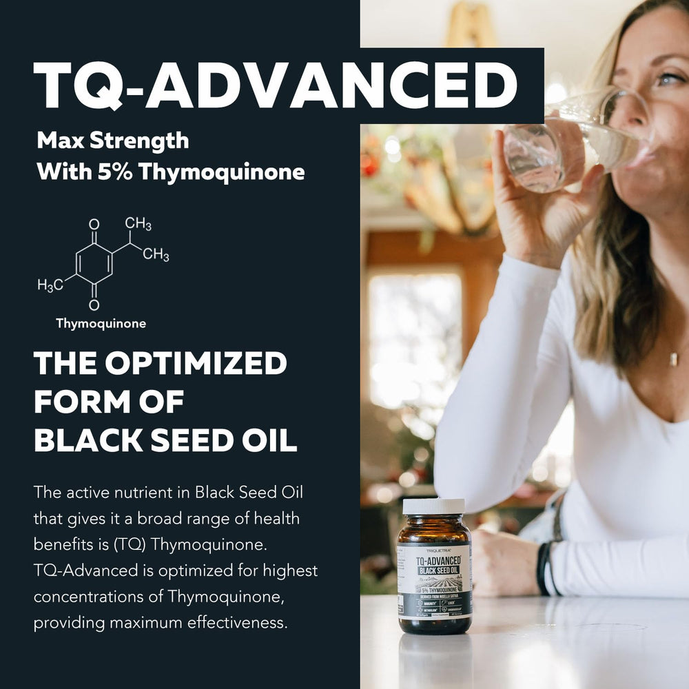 Triquetra Health TQ-Advanced 5% capsules close-up for daily wellness routines.