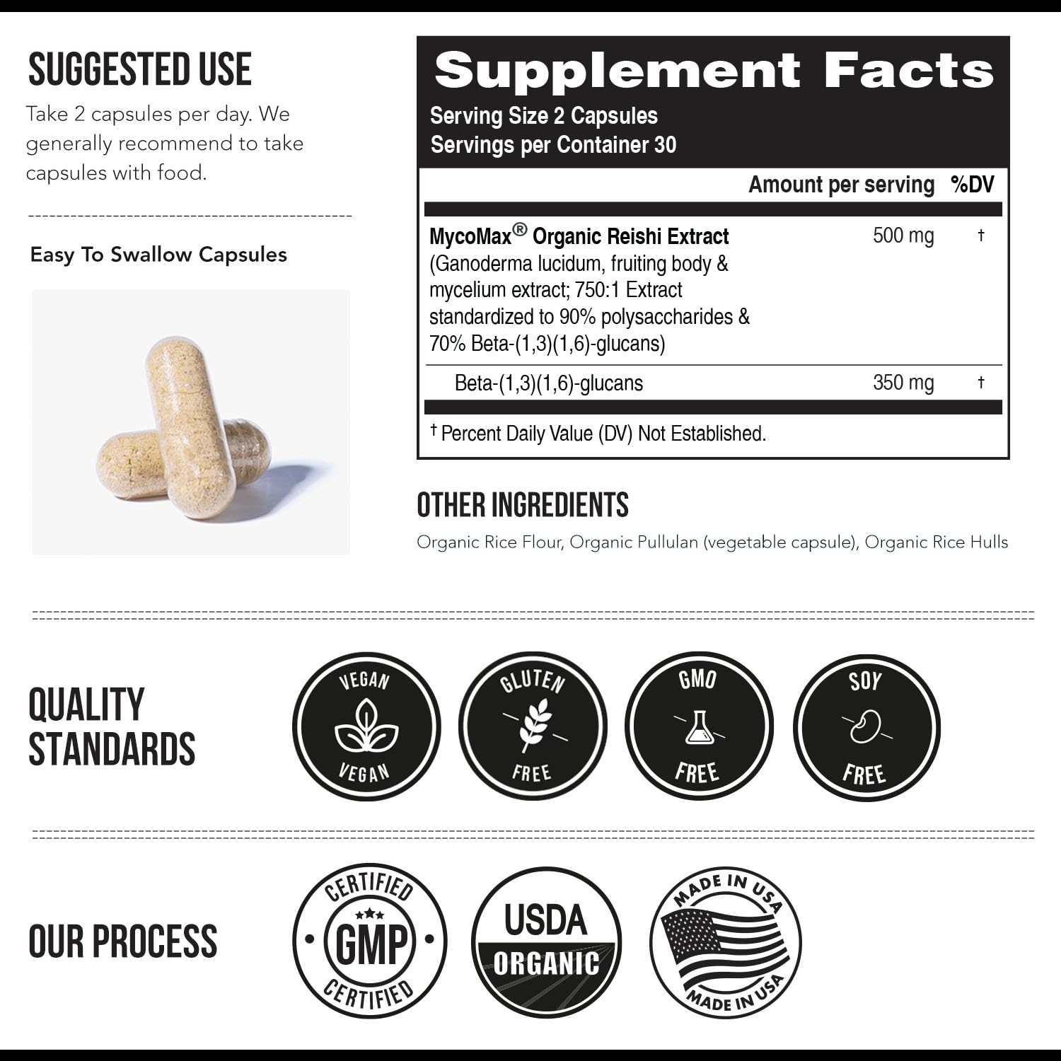 Ultrasonic extraction process used for Triquetra Health Reishi.