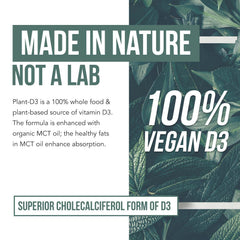 USDA Organic vegan D3 seal on packaging for trust and sourcing