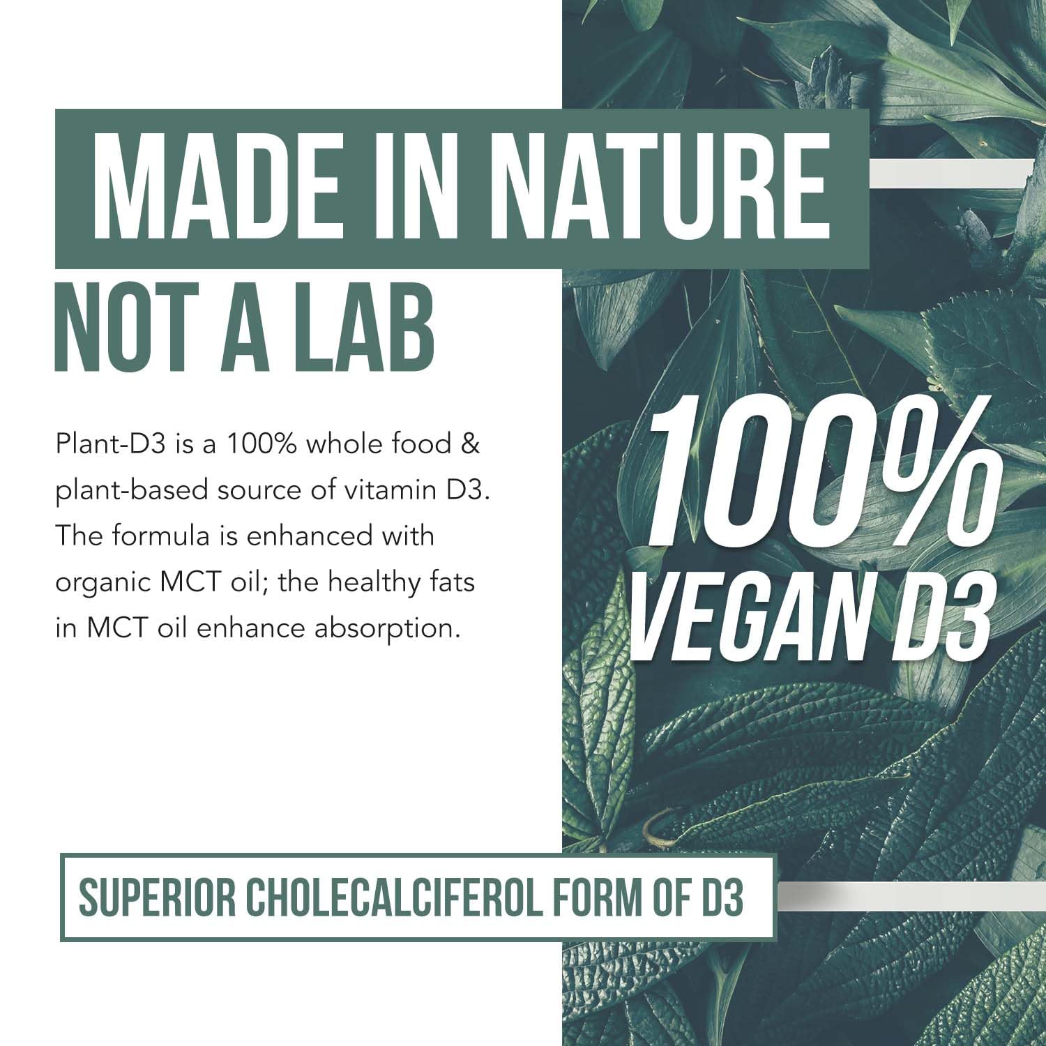 Triquetra Health vegan organic certification badge on packaging.