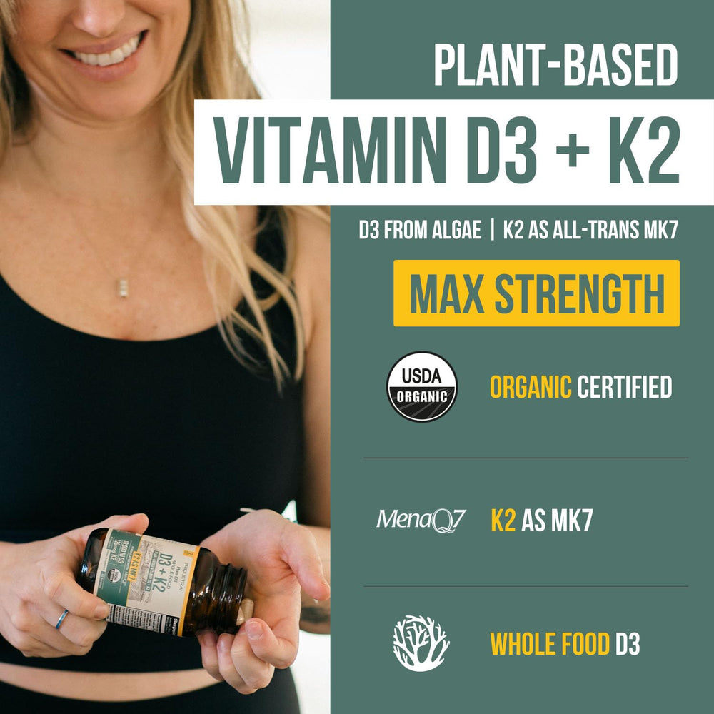 Triquetra Health D3 + K2 drops for quick sublingual absorption