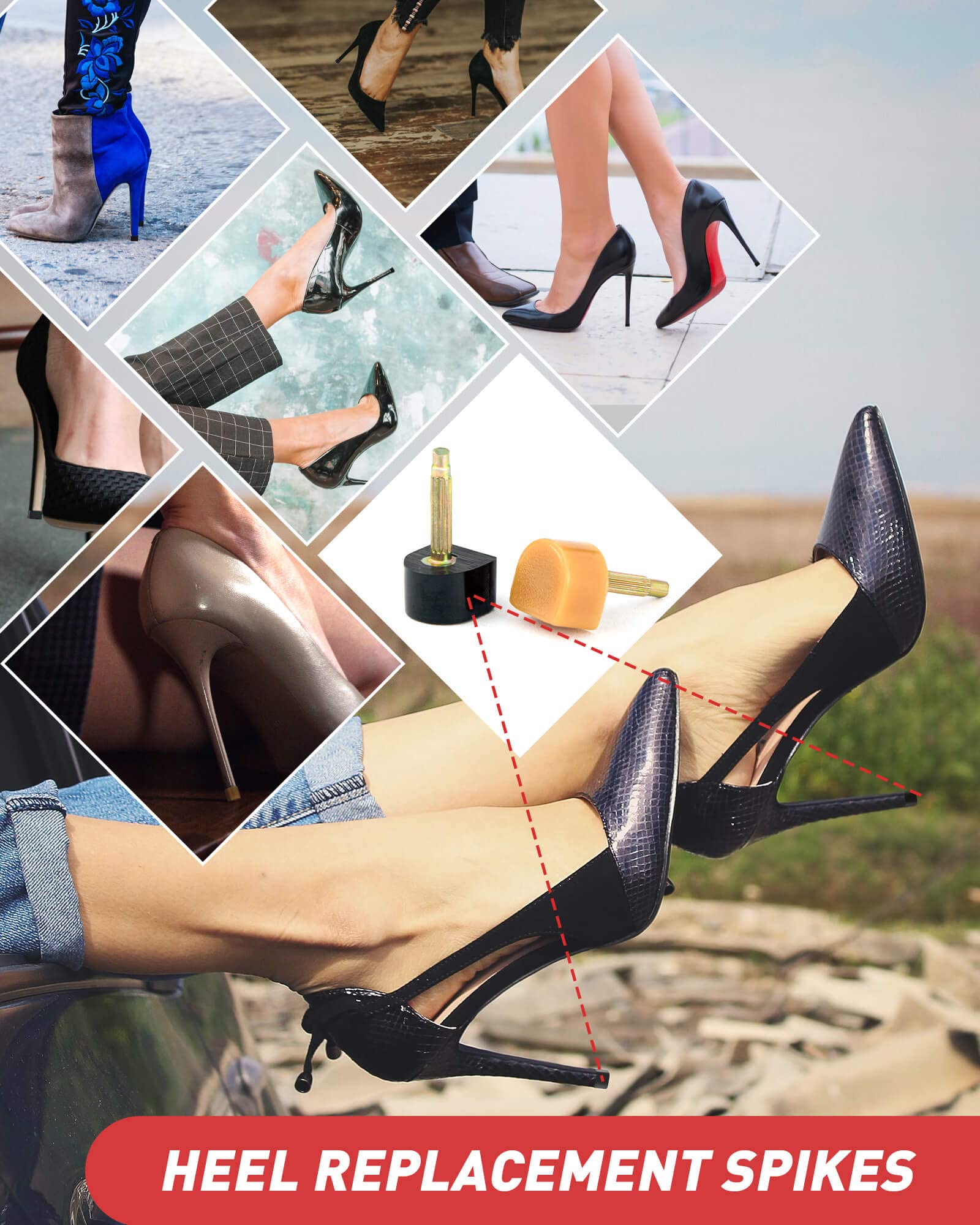 TRIZILLA anti-slip wear-resistant tips improve grip and stability