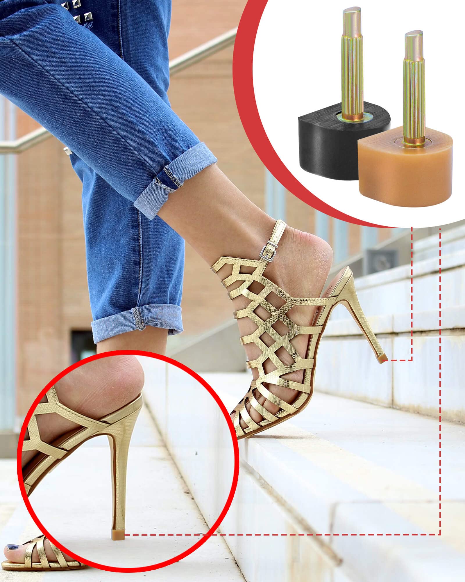 TRIZILLA six-inch heel removal pliers for easy tip changes