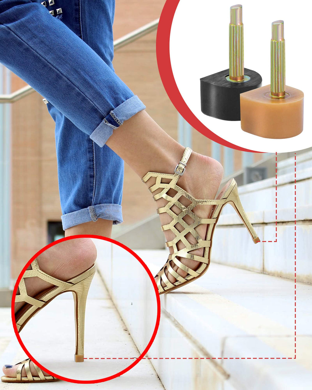 TRIZILLA six-inch heel removal pliers for easy tip changes