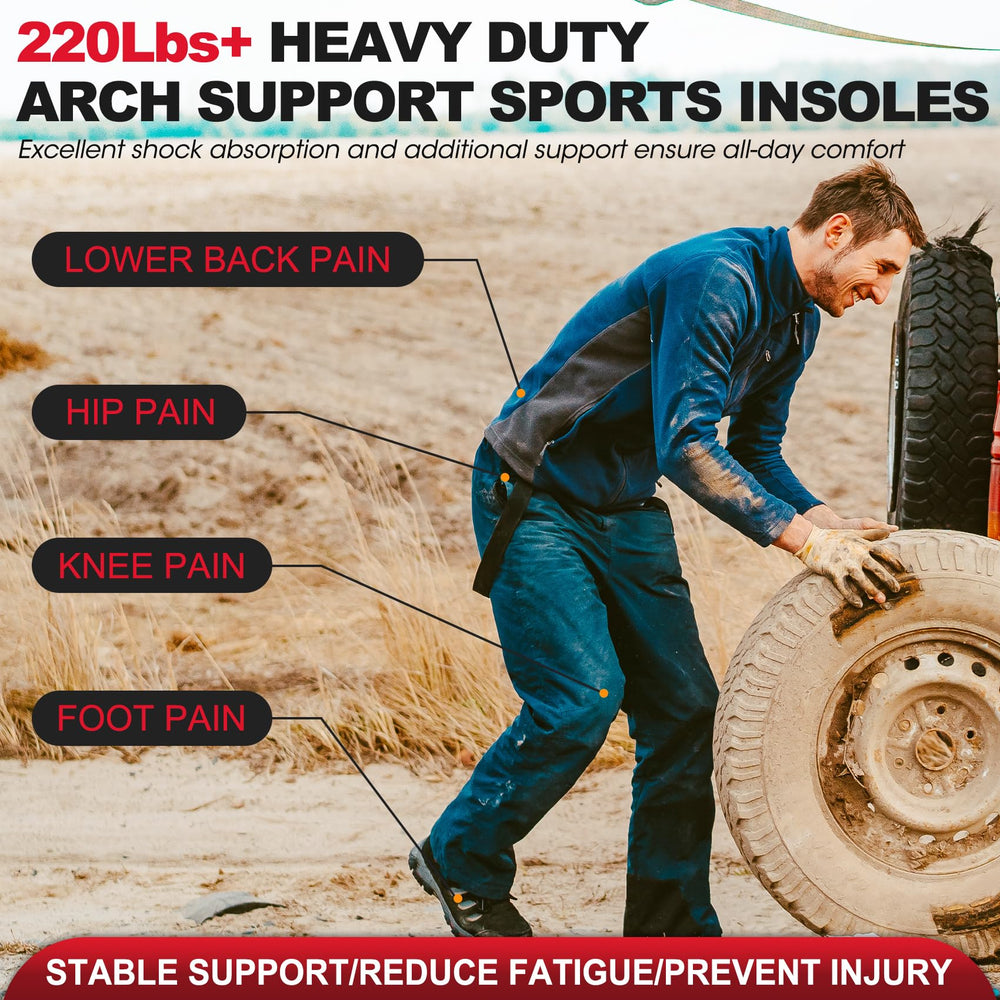 Trooer breathable fabric keeps feet dry during long standing shifts