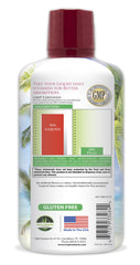 Tropical Oasis Joint Complete label close-up highlighting glucosamine, chondroitin, MSM blend for joint care.