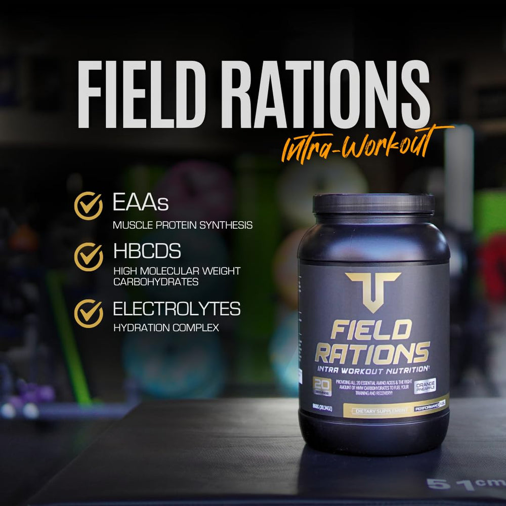 Troponin Field Rations athlete holding shaker captures real-world during workouts