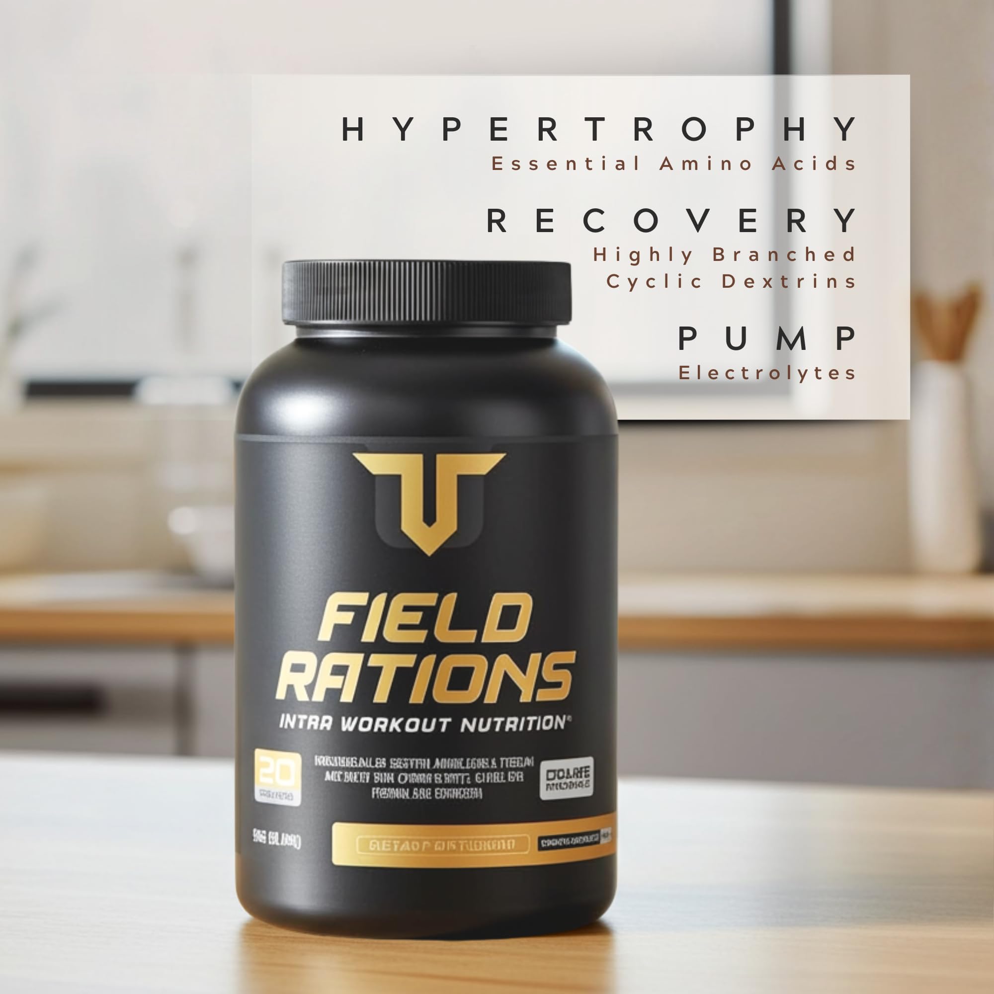 Troponin Field Rations being poured into a shaker for quick, reliable energy during training