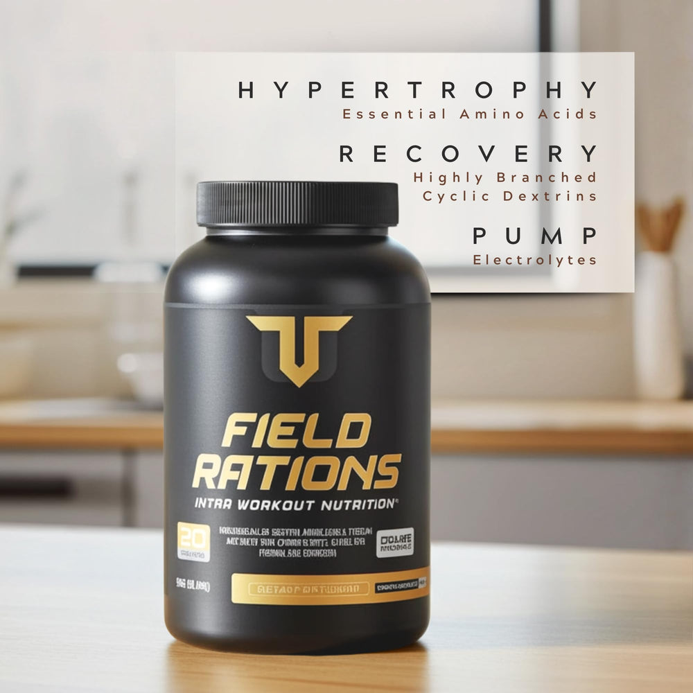 Troponin Field Rations being poured into a shaker for quick, reliable energy during training